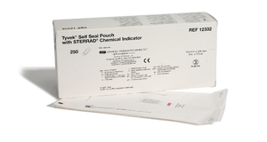 MSRP $480  2 Boxes (250 each per box) NEW Advanced Sterilization Products ASP 12332 6 x 12.5 Tyvek Self Seal Pouch with STERRAD Chemical Indicator&nbsp