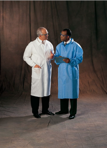 2 Cases (25 each) NEW Halyard Single-use Universal Precautions Lab Coat - Size M