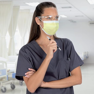 2 Cases (500 each per case) NEW Halyard 47117 Single-use Procedure Masks with SO SOFT Earloops