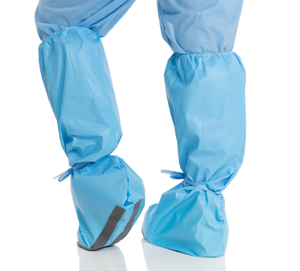 1 Case (150 each) NEW Halyard 69671 Hi Guard Regular Full Coverage Boot - Size XL