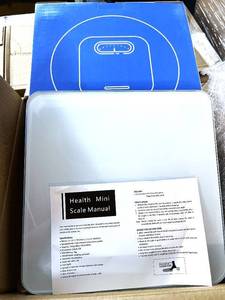 Lot Of 5 New In Box Glass Top Digital Personal Weighing Scales - 330lb Capacity - .2lb Increments