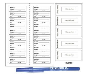 MSRP $500  Lot of 54 Packages NEW Centurion STL1270A 20 Sterile Moisture Proof with Pen and Base Labels