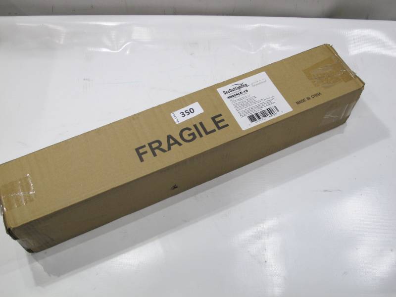 lot 151 image: Sea Gull Lighting 49024LE-15 2-Light Multi-Volt Strip Fixture 17-Watt 120-Volt White
