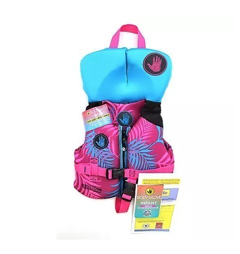 lot 388 image: NEW Body Glove Infant Girls U.S. Coast Guard-Approved PFD (One Size, less than 30 lbs.)