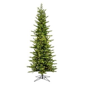 lot 198 image: Vickerman G193456LED 5.5 ft x 32 inch Moutauk Pencil Dura-Lit 450W Christmas Tree