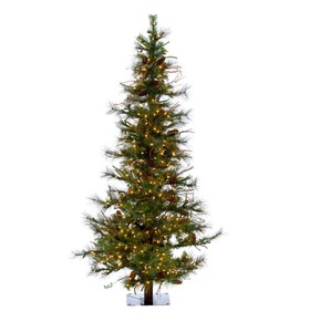 lot 173 image: Vickerman A807551LED 5 x 35 Ashland Fir Artificial Christmas Tree Warm White Dura-lit LED Lights