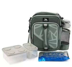 lot 307 image: NEW Arctic Zone Pro Expandable Lunch Box - Athletic Sage