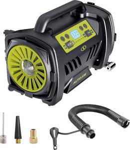 lot 356 image: NEW Auto Joe ATJ-AIR1-HYB Hybrid 12V120V AC Tire InflatorDeflator, wDigital Pressure Gauge, Tire Air Chuck Adaptor, Sports Pin, General Inflatable Valve, & Auto Shut Off