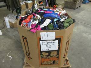 lot 111 image: Pallet of Store Overstock Store and Ecommerce Product - 115 NEW Halloween Costumes