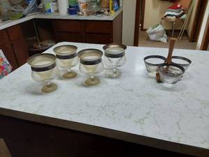 Condiment Caddy and Shrimp Serving
