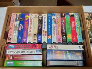 VHS and DVDs