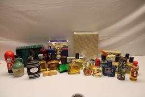 lot 903 image: Lot of Vintage Cologne and After Shave Bottles