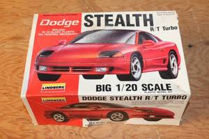 lot 158 image: Lindberg Dodge Stealth RT Turbo 120 Scale Model Kit