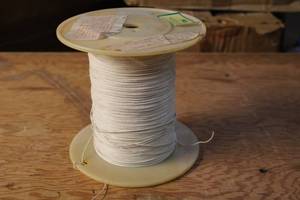 lot 171 image: 2000 Feet of Insulated Electrical Wire on Spool - White