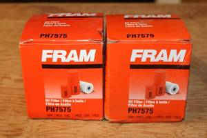 lot 177 image: Set of 2 FRAM PH7575 Oil Filters - New & Unopened