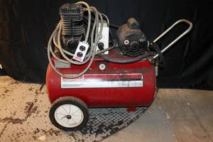 lot A-191 image: Sanborn 2 Gallon Air Compressor - Magna Force - 12 Amps