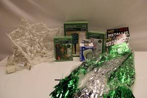 lot 248 image: Assorted Holiday Lighting and Decorations Set
