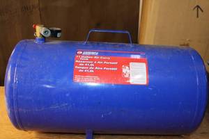 lot 250 image: Campbell Hausfeld 11 Gallon Air Carry Tank - Portable Air Storage
