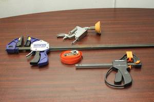 lot 270 image: Assortment of 5 Tool Clamps and Straps - Various Types