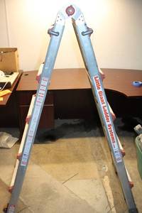 lot A-295 image: Little Giant Adjustable Folding Ladder - Type 1A