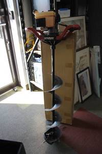 lot 312 image: StrikeMaster Ice Auger - Gas Powered, Used Condition
