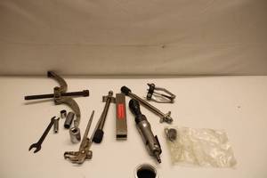 lot 373 image: Assortment of Hand Tools - Including Wrenches, Collars, and a Pneumatic Tool