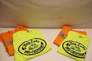 lot 379 image: Group of 4 Vibrant T-Shirts - Big Lake Sno-Cruisers