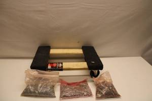 lot 385 image: Hand Truck with Wheels and Assorted Fasteners - Set of 3 Bags