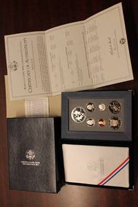 lot C-392 image: 1994 World Cup USA Commemorative Coins Prestige Set - Certificate of Authenticity Included