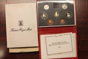 lot C-393 image: United Kingdom Proof Coin Collection 1988 - Complete Set