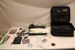 lot 505 image: Complete Fujitsu Laptop Accessories and Carry Case - Includes Zip Drive, Cables, and Documentation