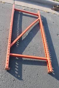 lot 572 image: Heavy-Duty Steel Racking Beam - Red Color