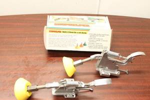 lot 663 image: Shophelper Anti-Kickback Stock Feeder with Instruction Manual - Includes Additional Parts
