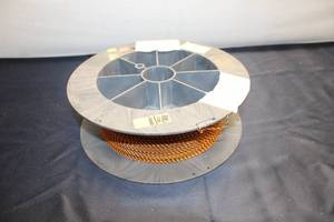 lot 682 image: Reel of 36 AWG 2 Twisted Pair Wire - Brown & Orange, 1,200 ft