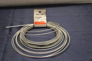 lot 707 image: Galvanized Steel Wire Cable - 18 x 50 Feet - 340 lb Work Load Limit
