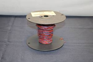 lot 716 image: Spool of Multi-Colored Woven Wire - Decorative Crafting Supply