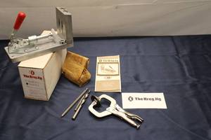 lot 732 image: Kreg Jig Pocket Hole System Set with Accessories Title Description