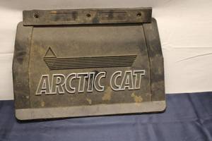 lot 739 image: Used Arctic Cat Snowmobile Front Cover Panel - Black Plastic