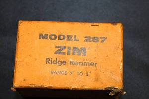 lot 755 image: ZIM Model 287 Ridge Reamer - Range 2 to 3
