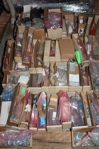 lot 794 image: Assortment of Electrical Connectors and Hardware - Various Screws, Spacers, and Terminals