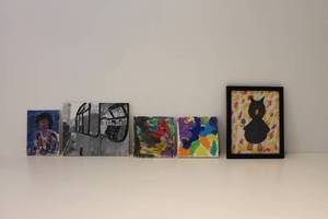 lot 59 image: Collection of Abstract and Figurative Paintings