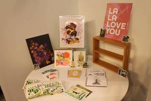 lot 73 image: Art and Stationery Collection with Greeting Cards and Prints