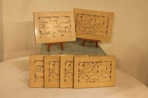 lot 103 image: Set of Wooden Animal Puzzles by Linnell Design