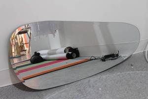 lot 211 image: Asymmetric Wall Mirror
