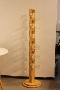 lot 215 image: Rotating Display Stand with Acrylic Shelves