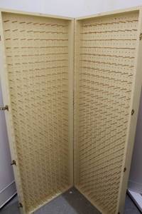 lot 222 image: Pegboard Storage Cabinet