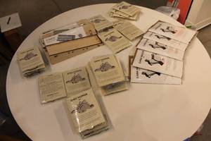 lot 391 image: Linnell Design Wooden Craft Kit Bundle - Hoppers and Walkers with Ramp