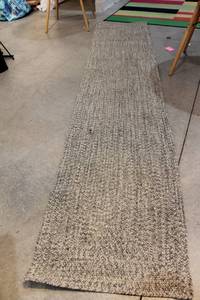 lot 442 image: Large Woven Runner Rug 30 x 142