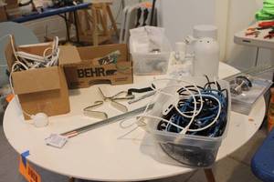 lot 463 image: Assorted Electrical Supplies and Tools Lot
