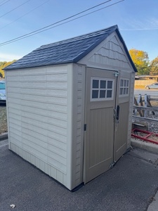 lot A-11 image: Rubbermaid Outdoor Storage Shed
